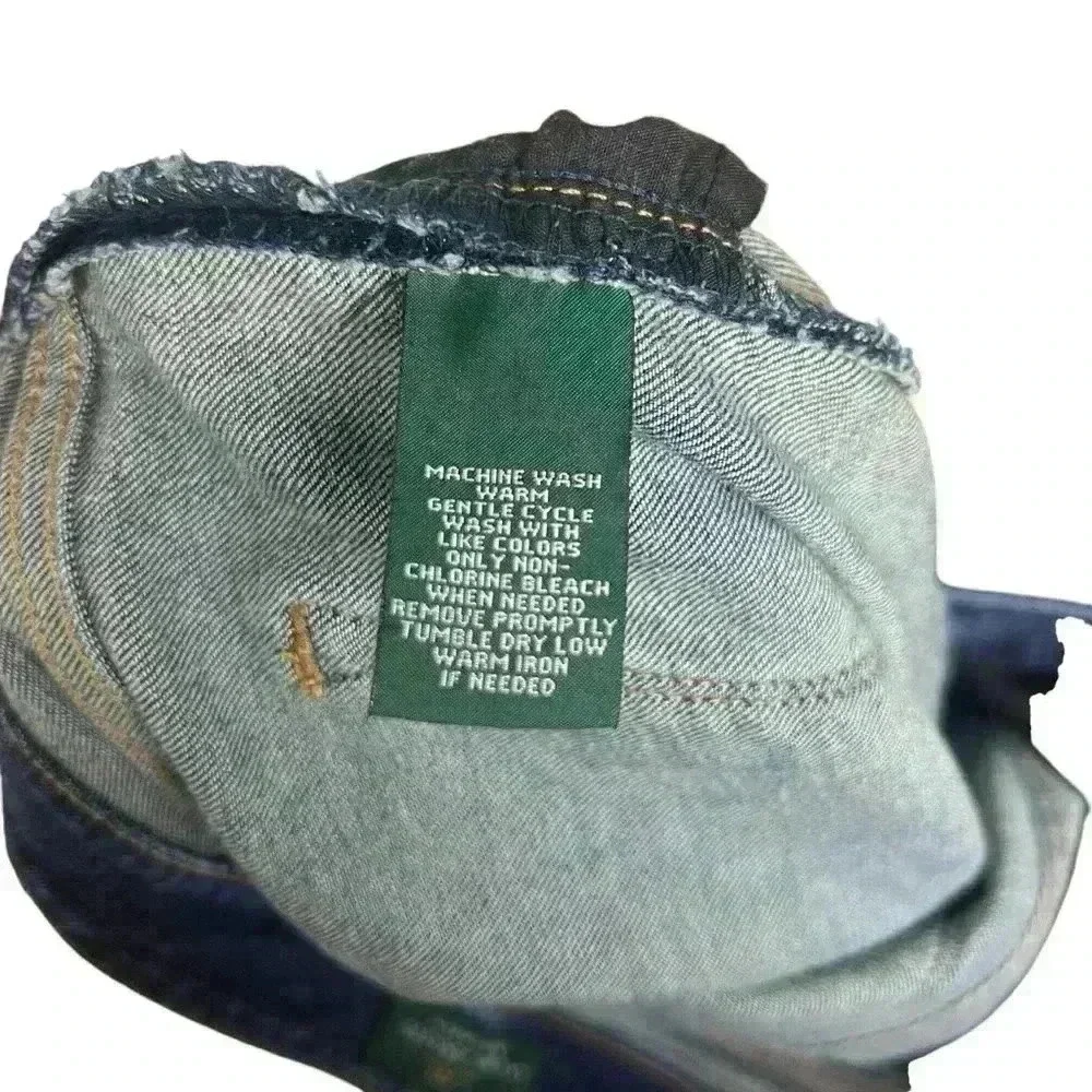 Lauren Ralph Lauren Jeans Co. Straight Leg Dark Wash Denim Women's Size 10